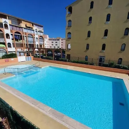 Appartement T2 Climatise Avec Piscine Secteur Richelieu Agde Exterior foto